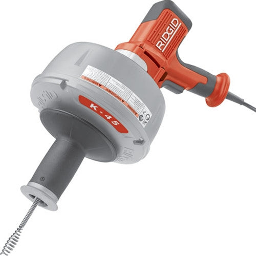 RIDGID 36013 K-45-1 Drain Cleaning Machine With Slide Action Chuck