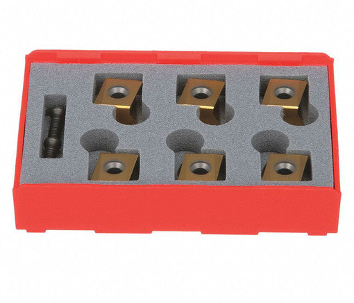 RIDGID 48873 6 Inserts Pack for B-500 Pipe Beveller with Anti-Seize Grease, 2 Screws and Case