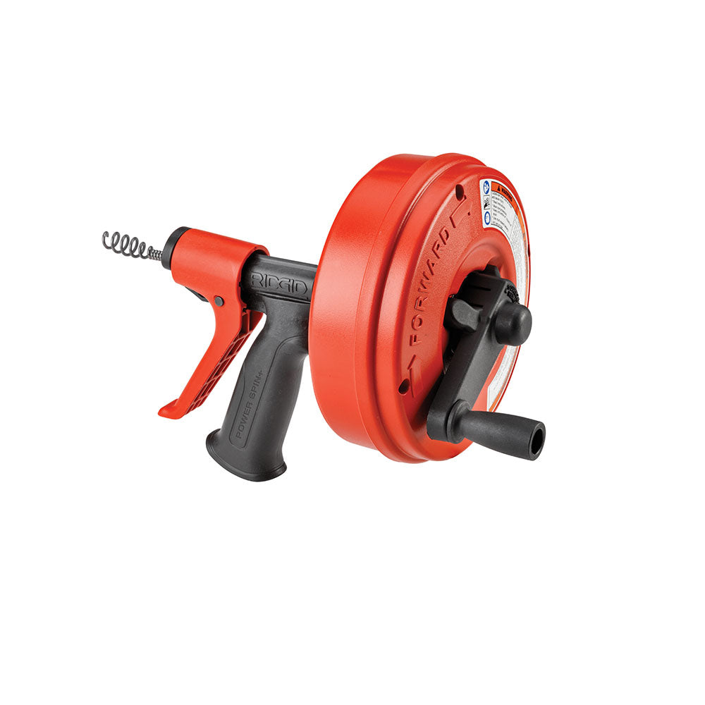 RIDGID Kwik-Spin+ ¼ in. x 25 ft. Drain Cleaning Snake Auger with
