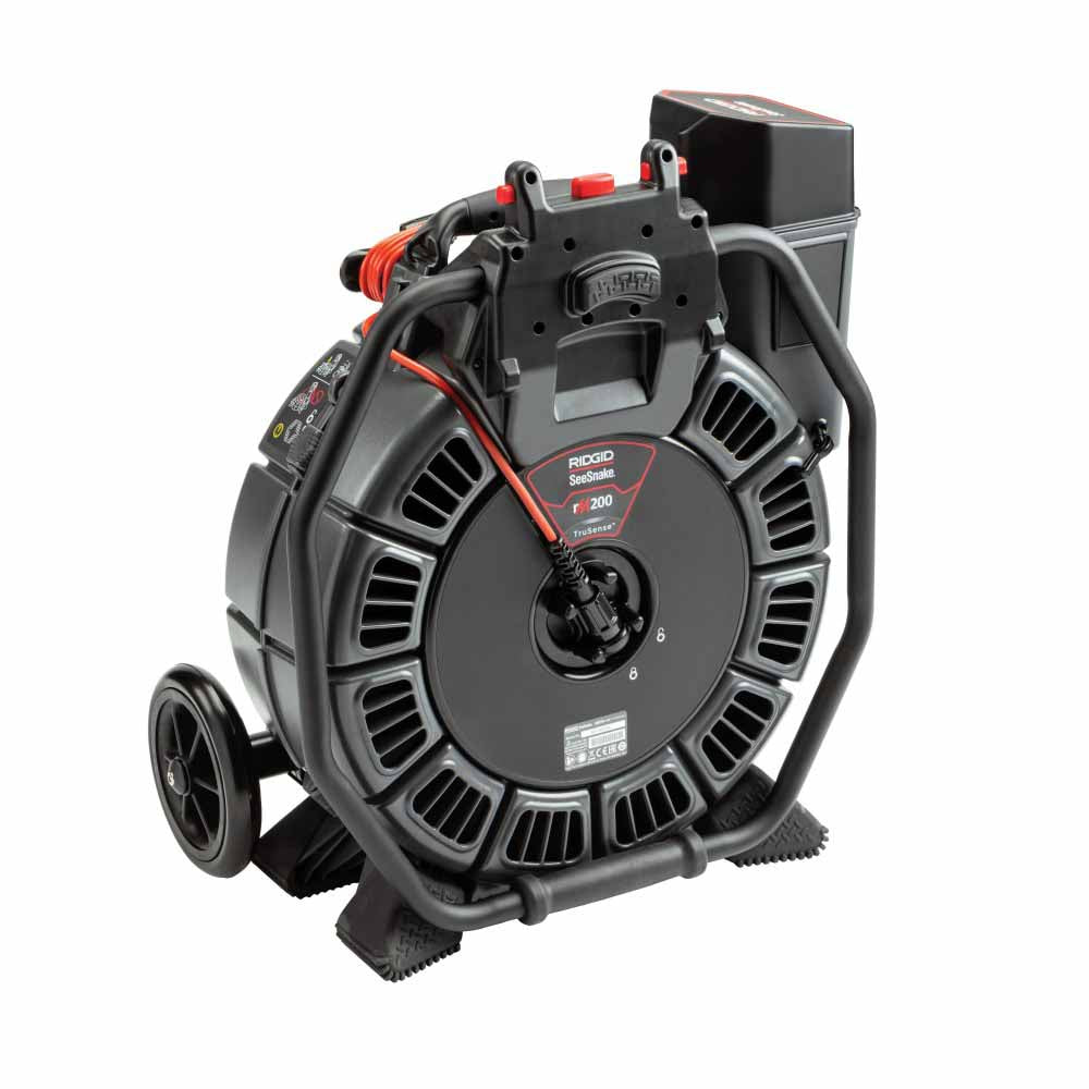Ridgid 63663 SeeSnake® RM200B Reel (165' / 50m) with Self-Leveling Camera powered with TruSense®